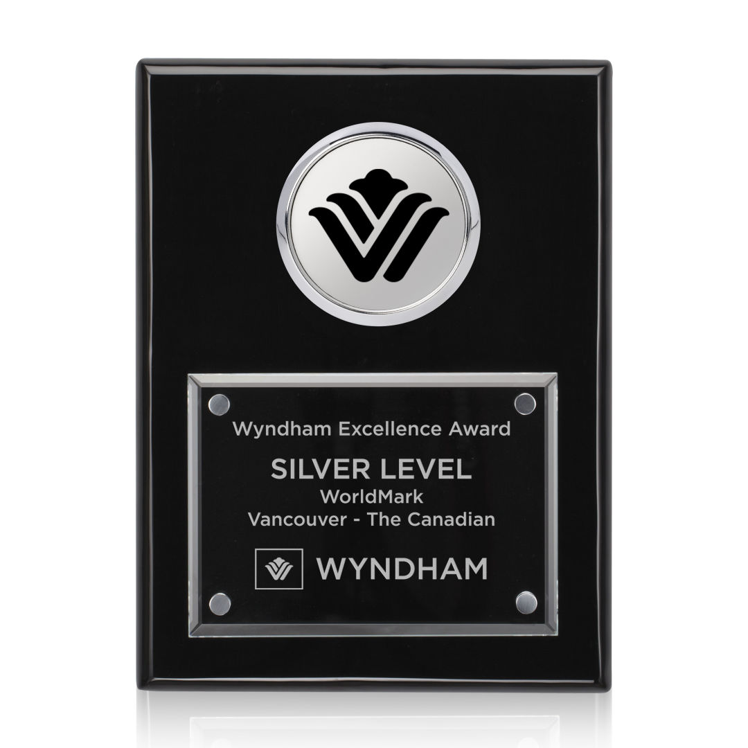 Jansenn Plaque - Black/Chrome 7