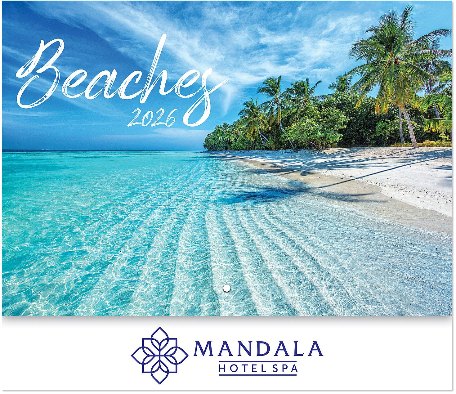 BEACHES STAPLED WALL CALENDAR 18