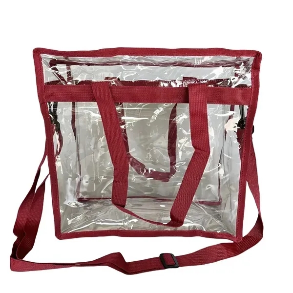 Clear Tote Bag with Transparent Shoulder Straps Purse 11