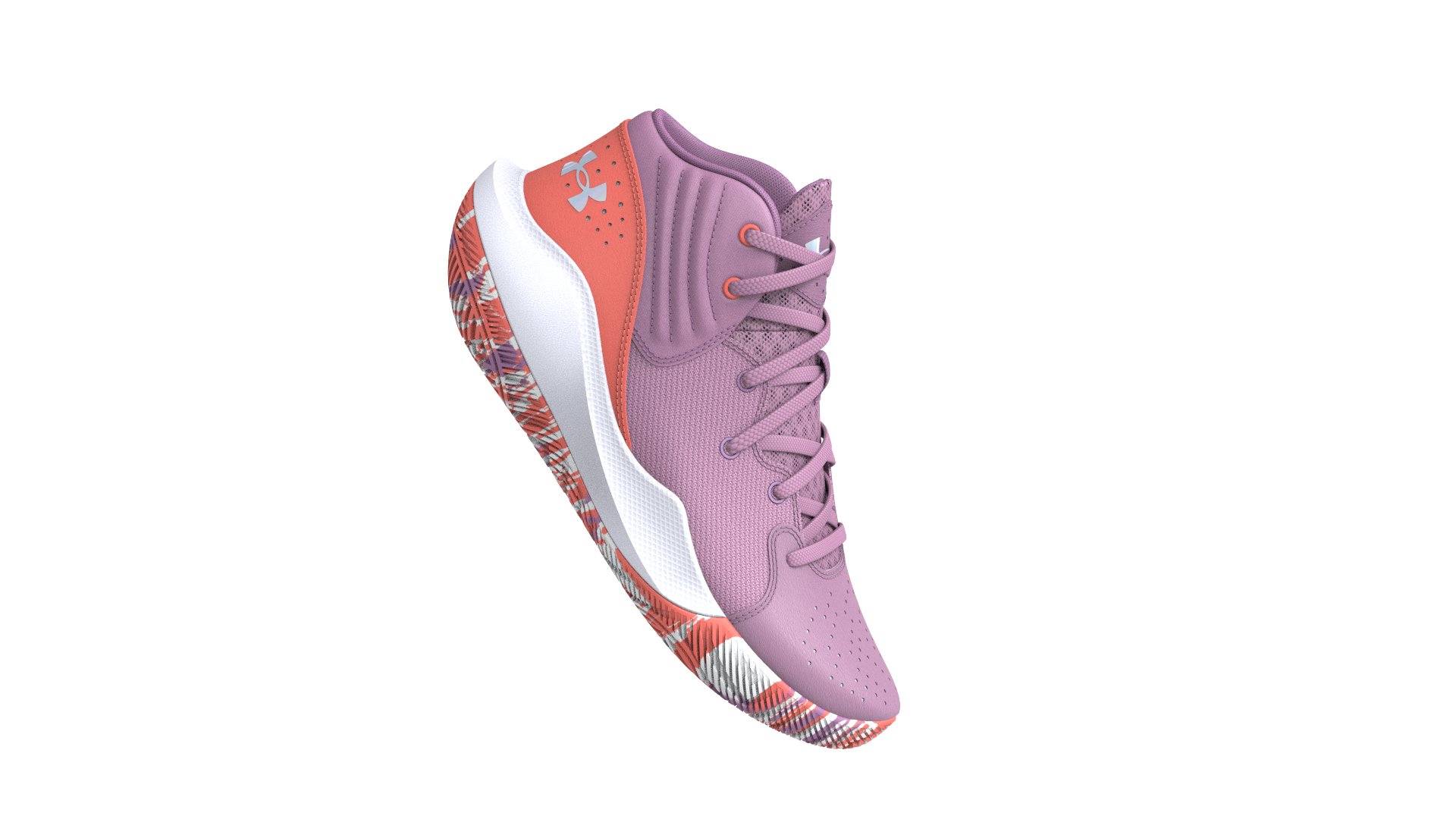 UA Jet '21 Grade School Basketball Shoes 3