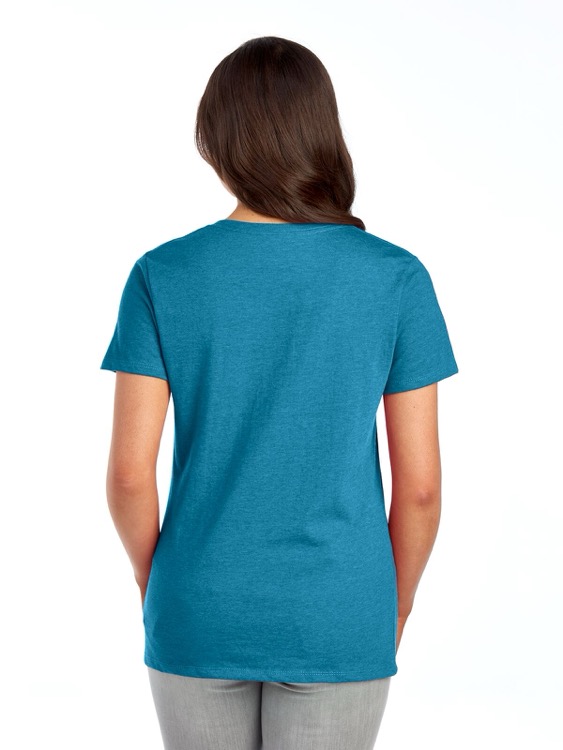 JERZEES Premium Blend Combed Ring-Spun Ladies' V-Neck T-Shirt 45
