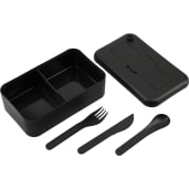 Bamboo Fiber Lunch Box with Utensils 2