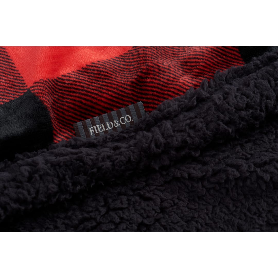 Field & Co.® Buffalo Plaid Sherpa Blanket 69