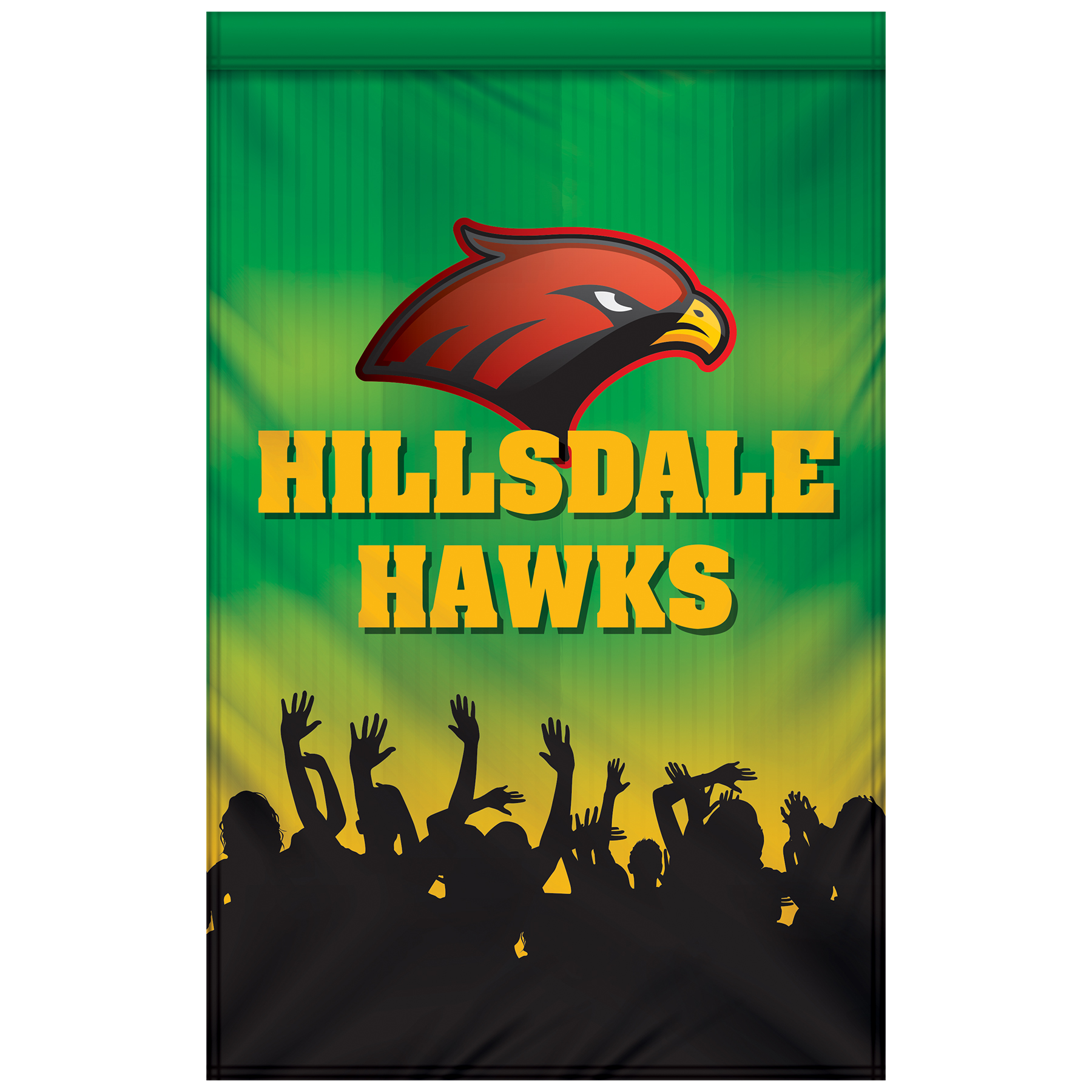 12" x 18" Custom Double Sided Garden Banner 3