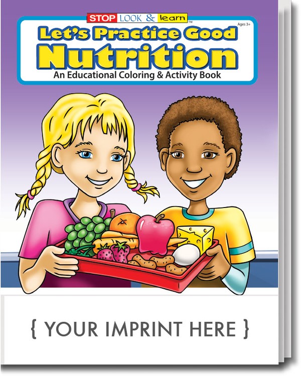 COLORING BOOK - Let's Practice Good Nutrition Coloring & Activity Book 2