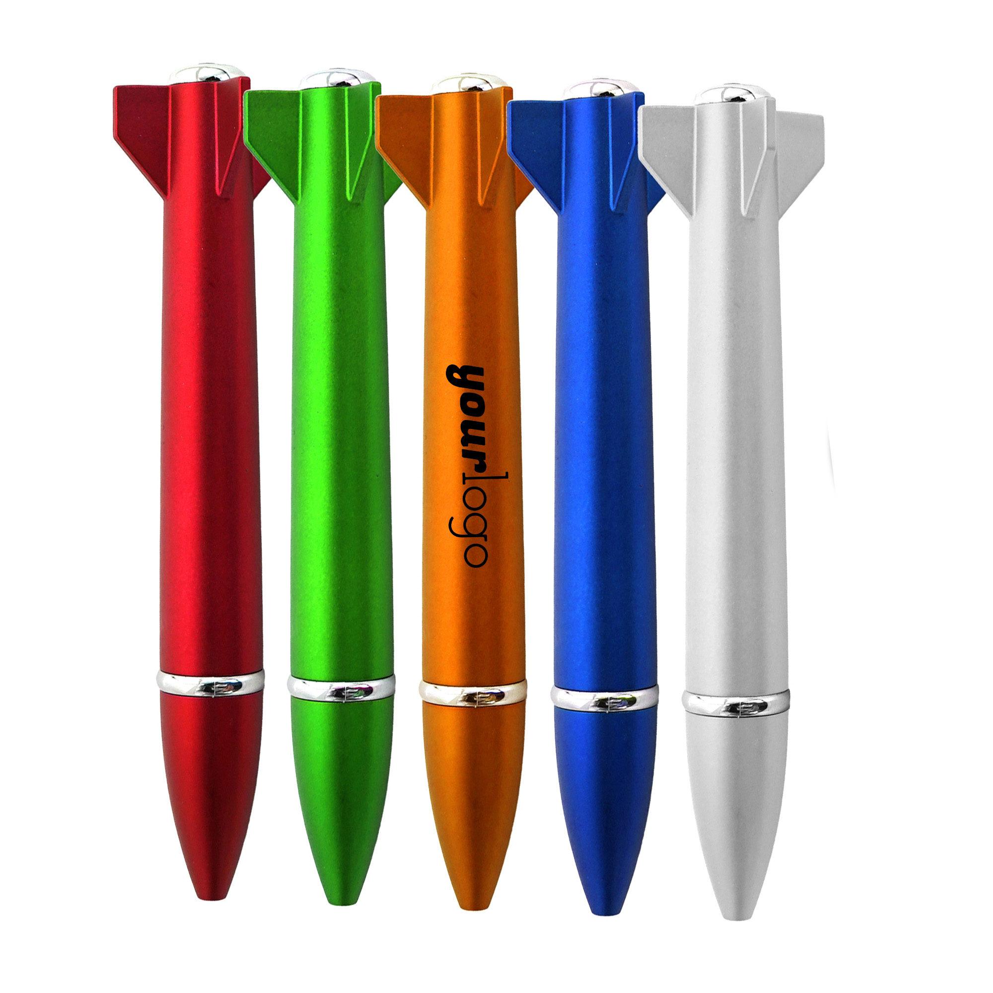Space Rocket Novelty Writing Pen, custom pen with logo imprint 2