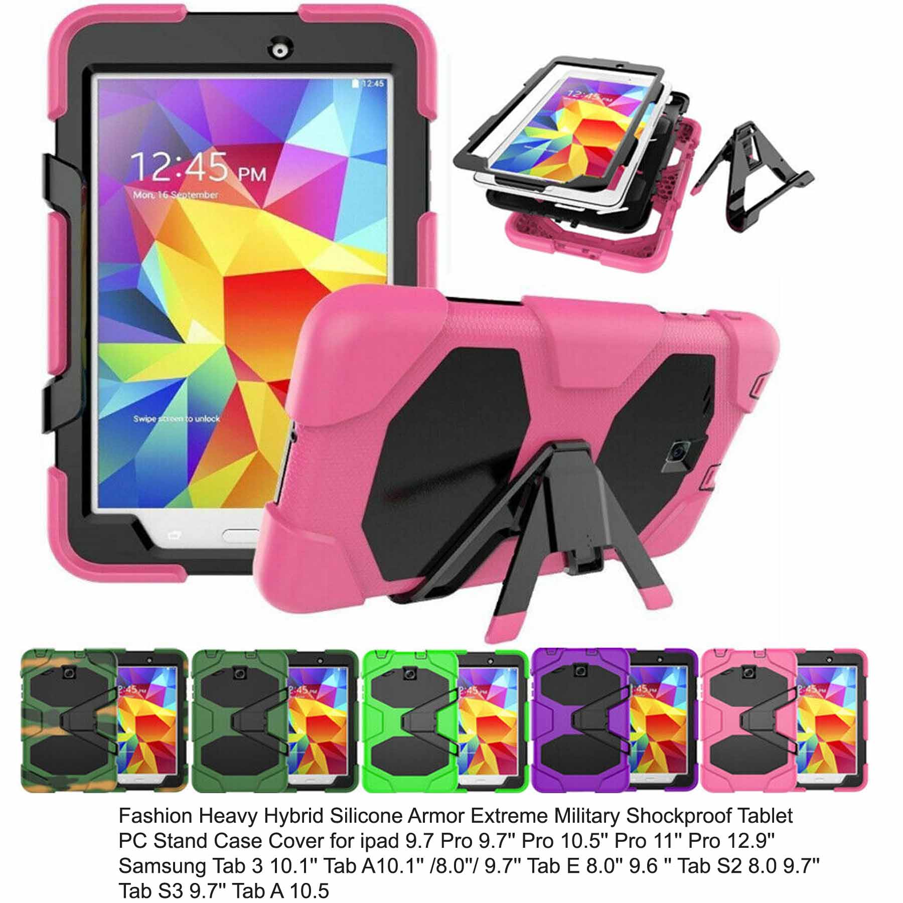 iBank ® Rugged Hybrid Case for Samsung Galaxy Tab S4 10.5" Tablet 1