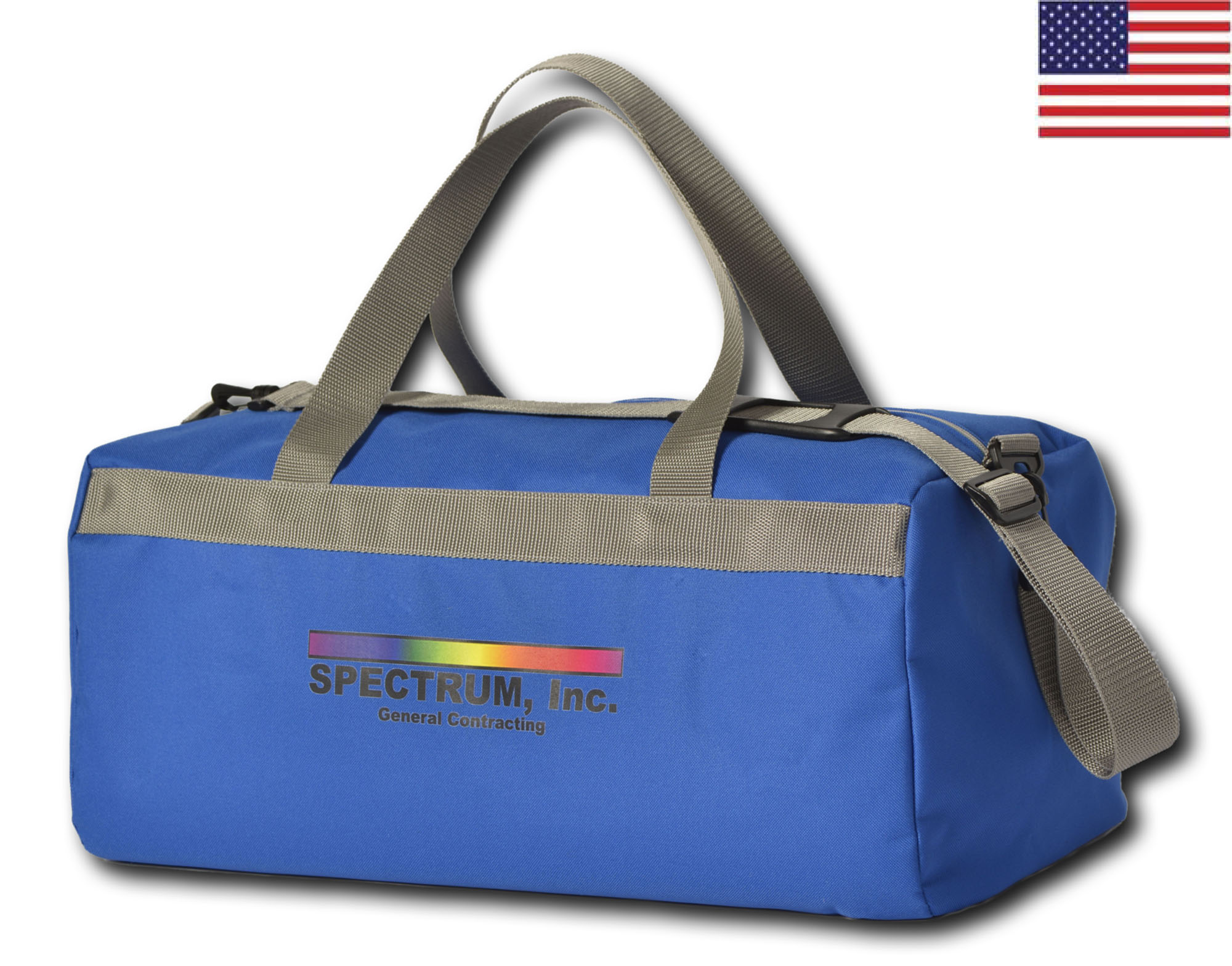 "Coliseum" Square End Gym Bag 22x10x10" 1