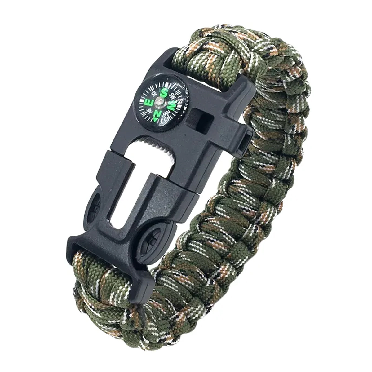 Adjustable Paracord Survival Bracelet for Hiking 6