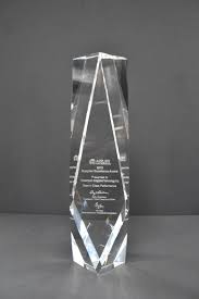 Crystal Tower Executive Award ( 2.76'' x 1.97'' x 7.87 ) 1