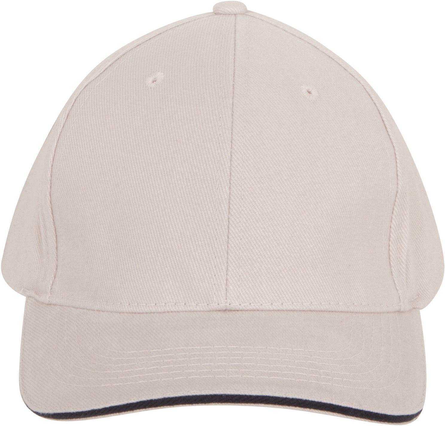 Brushed Heavy Cotton with Sandwich Trim Cap (Domestically Decorated) 32