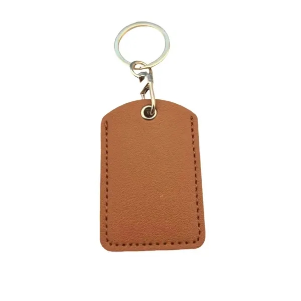 Engraved PU Leather Keychain 6