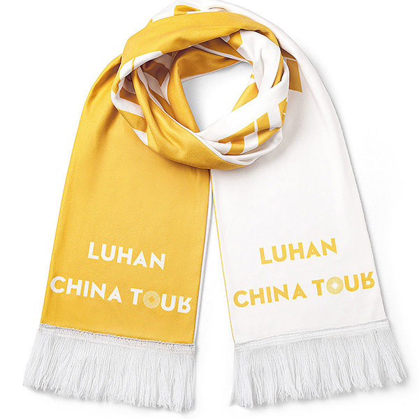 Full Sublimation Velvet Scarf with Tassel - 57"x6.7" 2