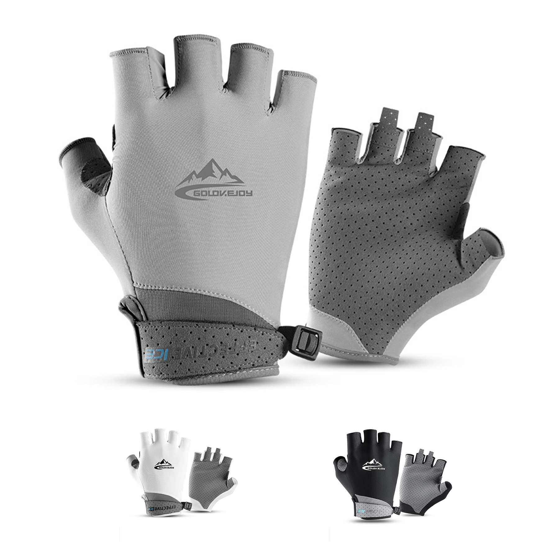 Ice Silk Half Finger Glove 3