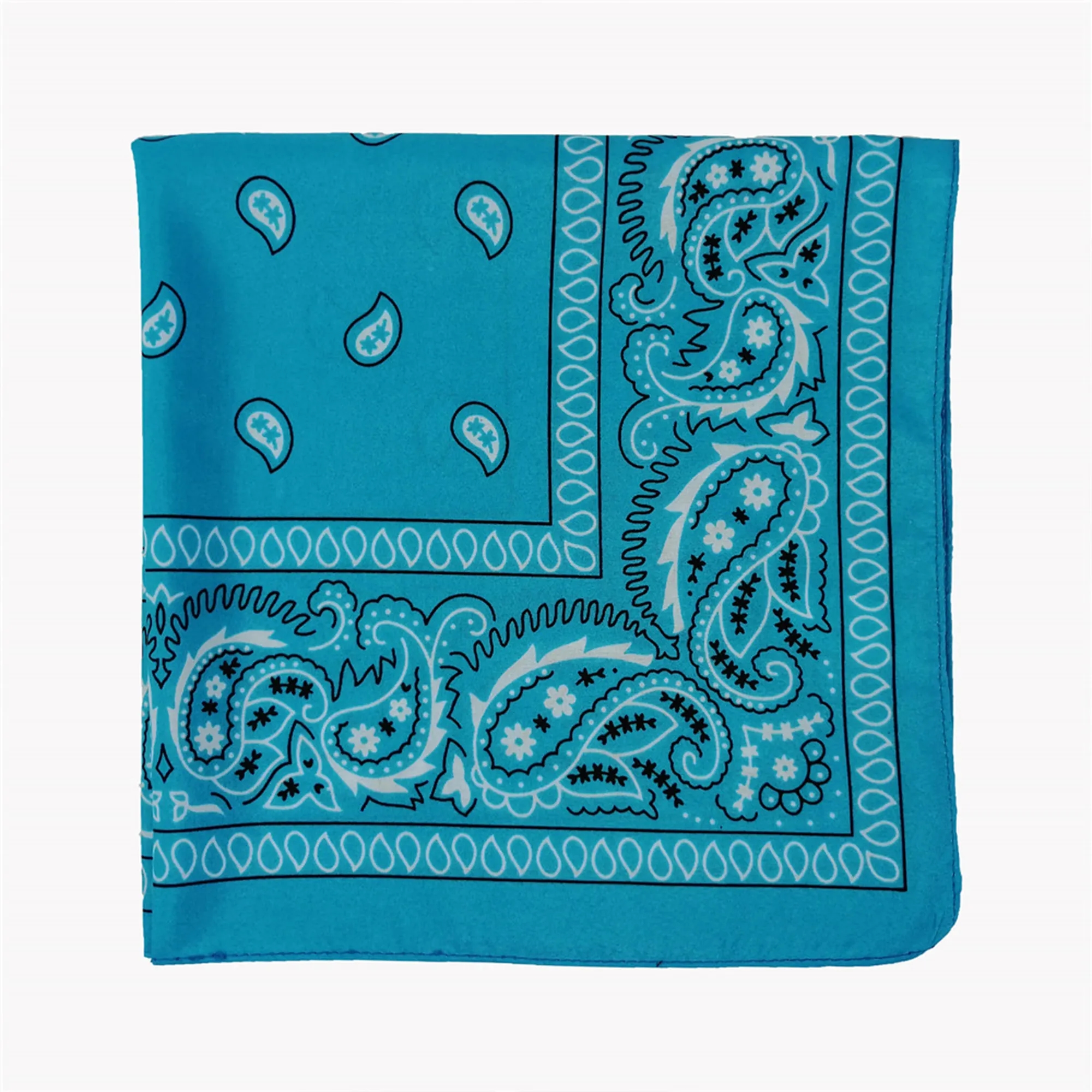 Cotton Paisley Square Scarf 3