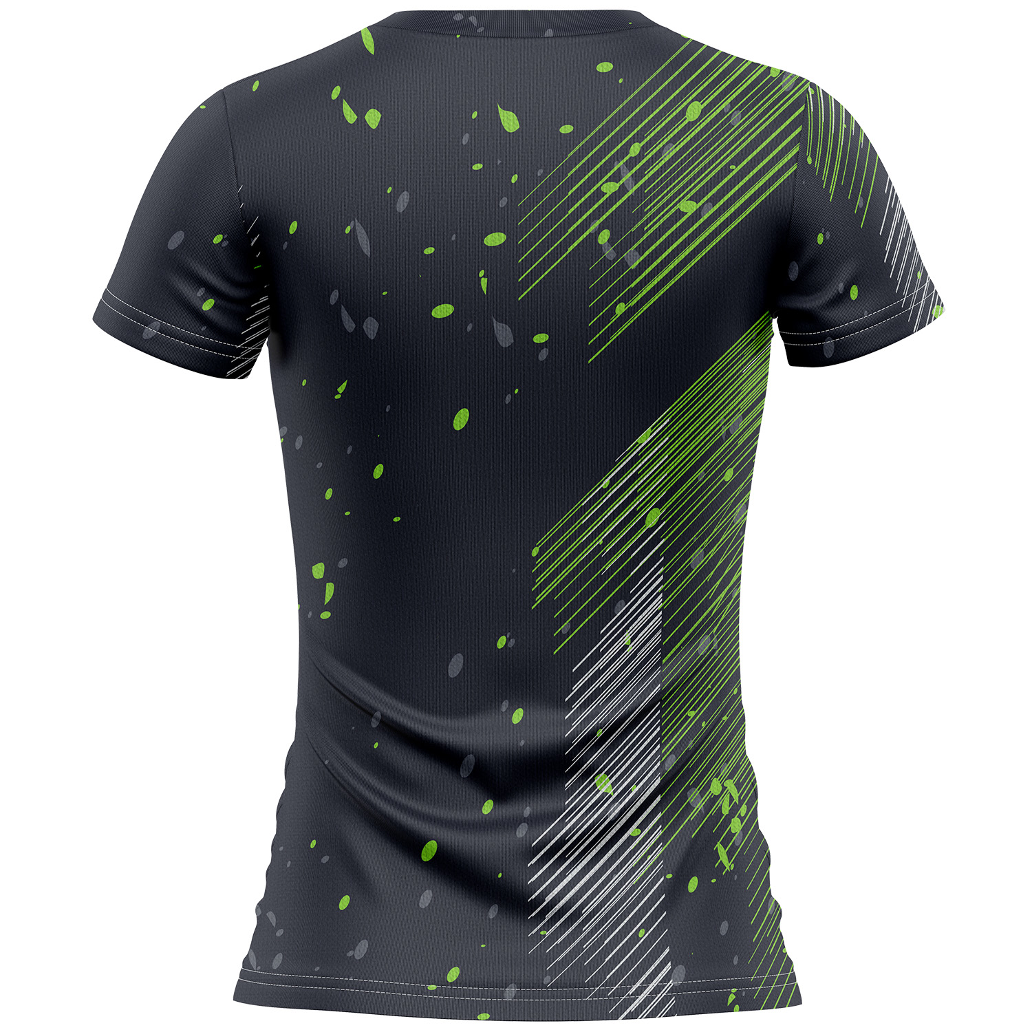 Women's 180 GSM Spandex Milk Silk Sublimation Performance V-Neck T-shirt 2