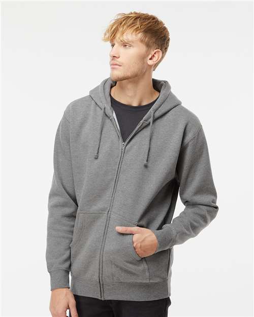 Unisex Heavyweight Full-Zip Hooded Sweatshirt - IND4000Z 91