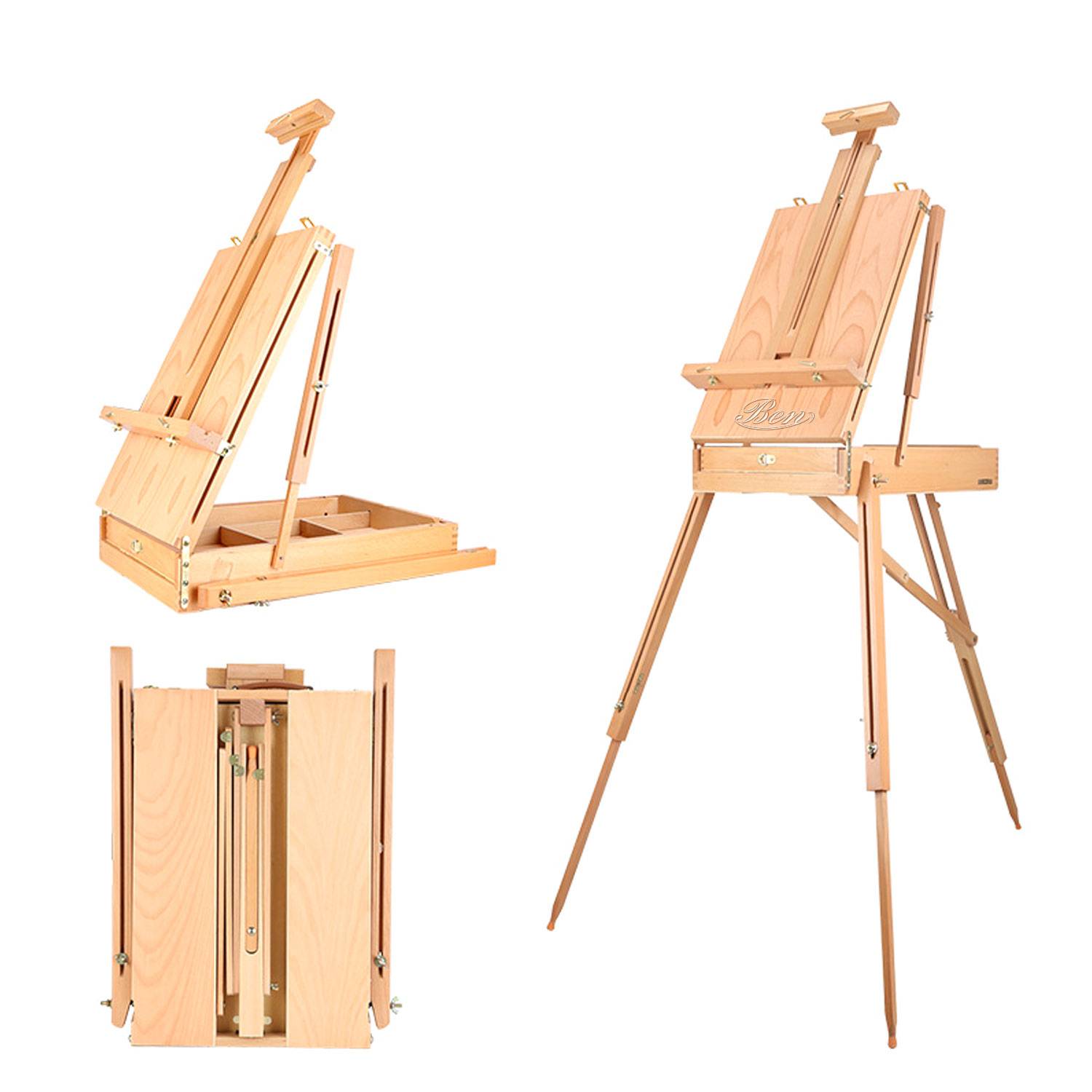 Adjusted Solid Wood Easel 2
