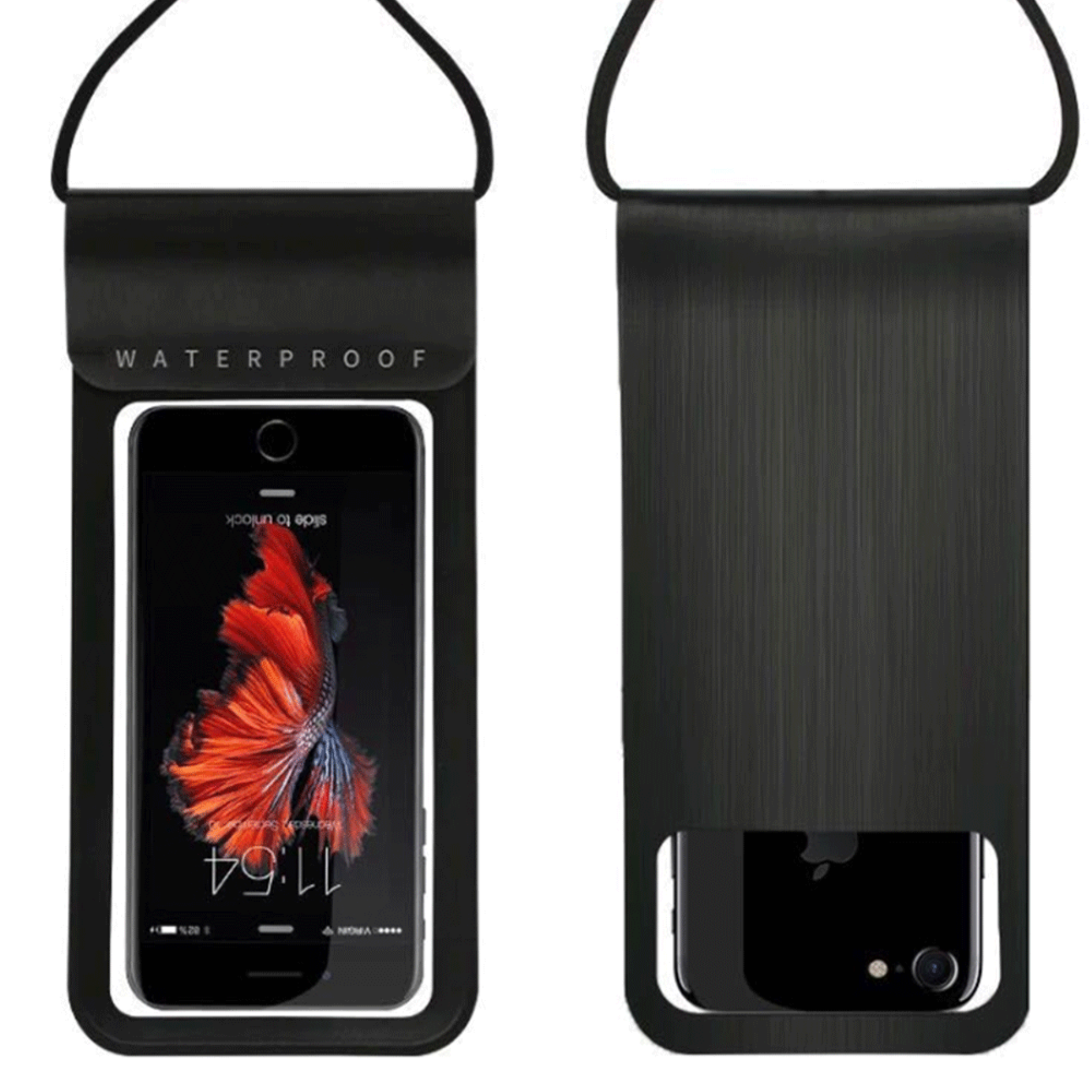 PU Leather & TPU Touchscreen Waterproof Phone Dry Bag 2