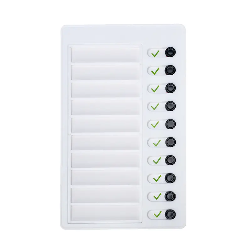 Self-Discipline Punch Card Time Manager Planner 2