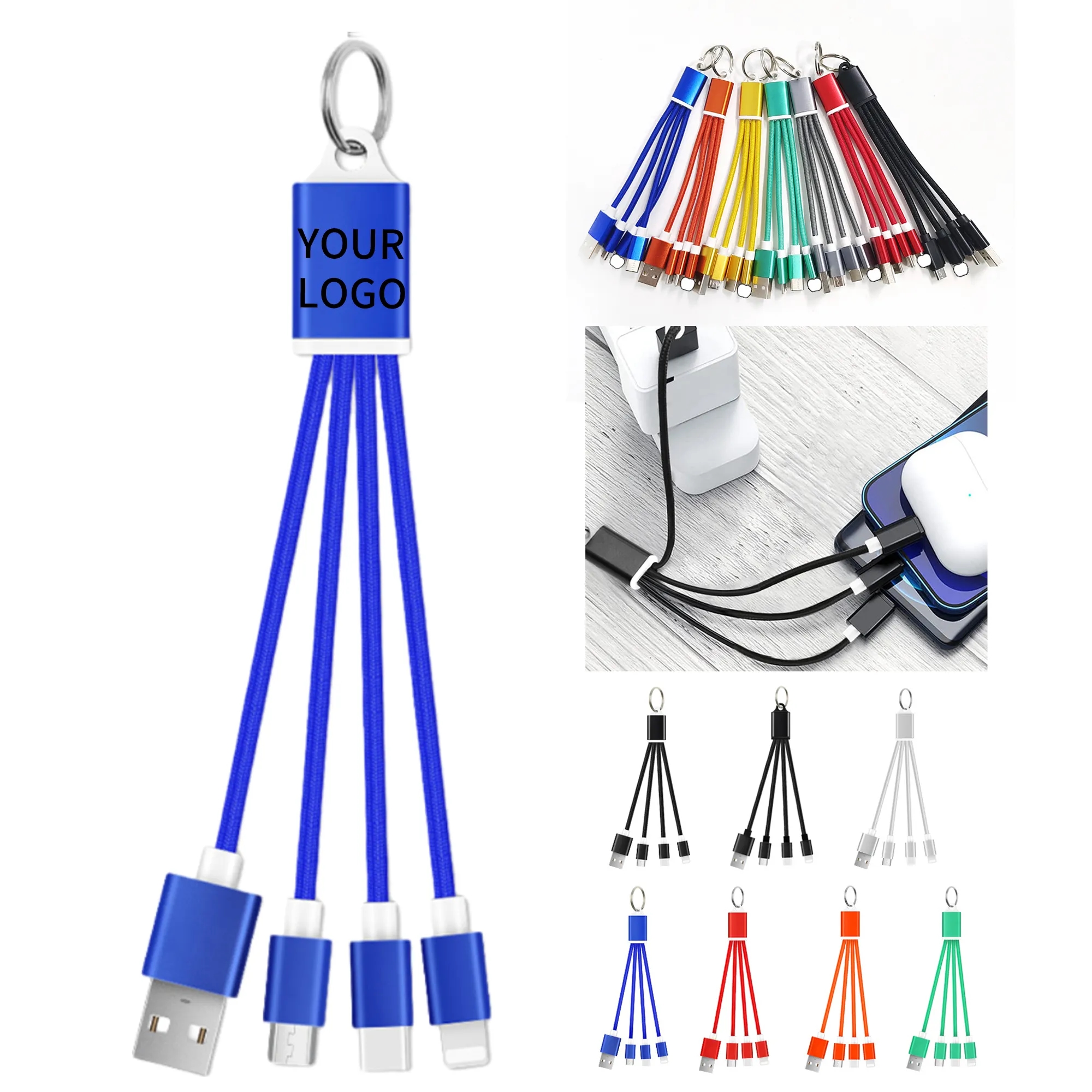 3-in-1 Charging Keychain 1