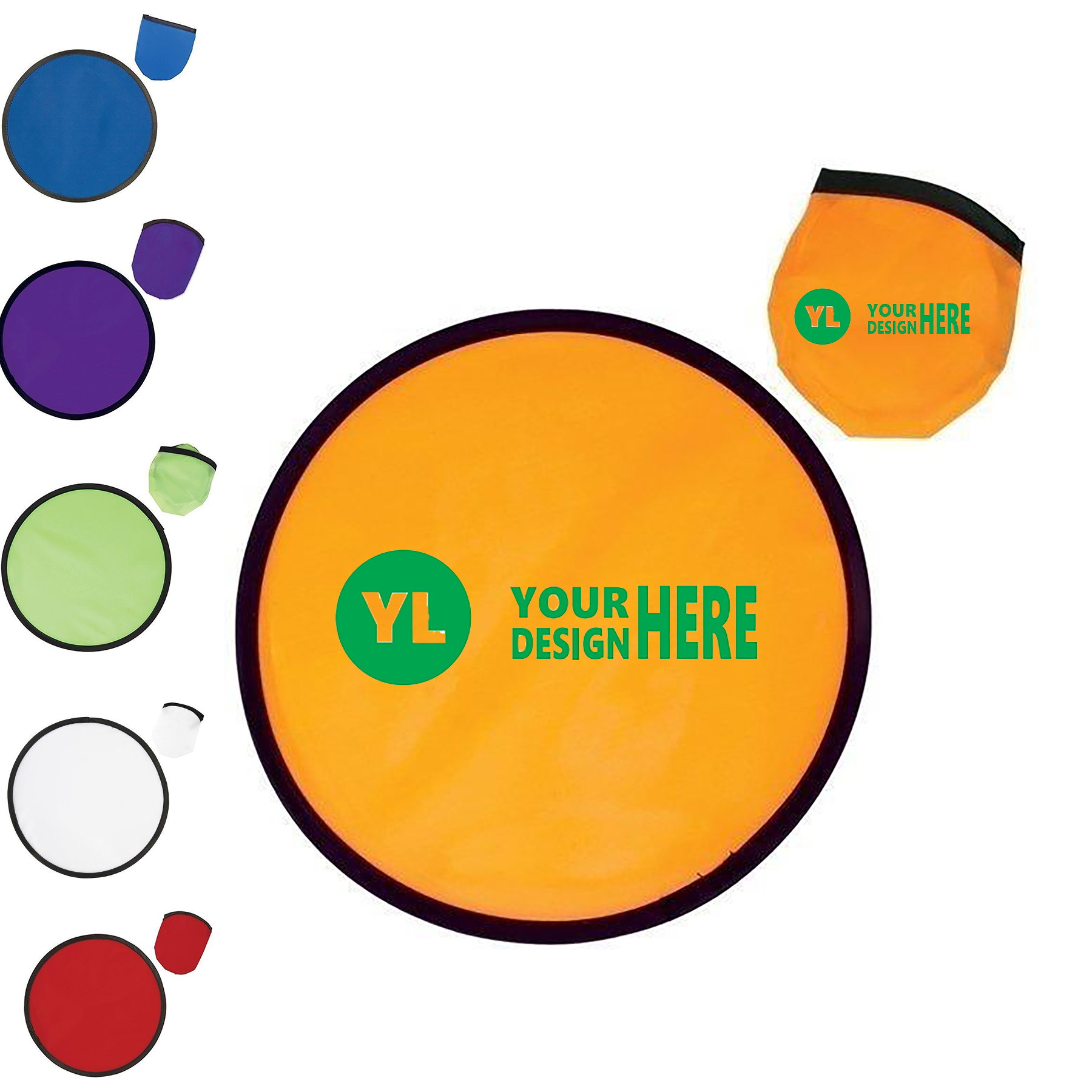Flying Discs With Matching Pouch MOQ 100 pcs 2