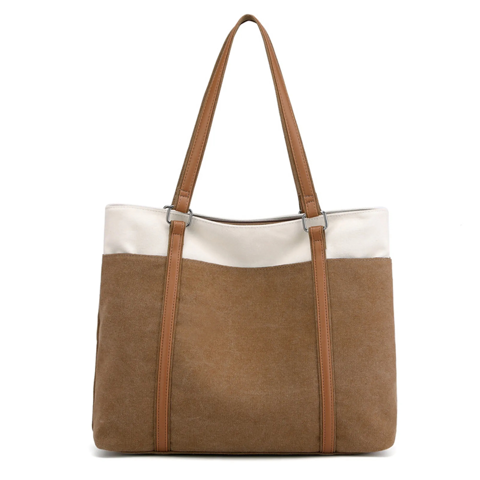 Canvas Shoulder Bag Women Laptop Tote 6