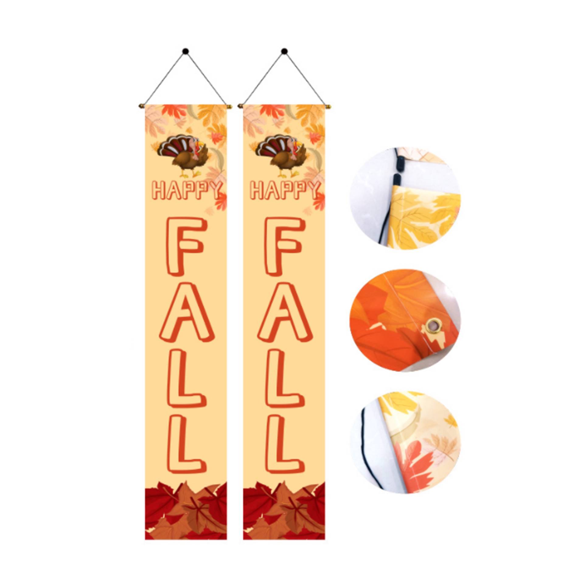 Custom Fall Banner Decoration Couplet 3