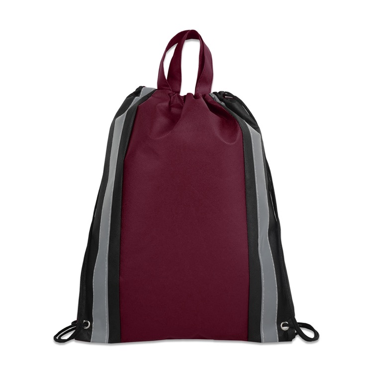 Small Reflective Non-Woven Drawstring Bag 7