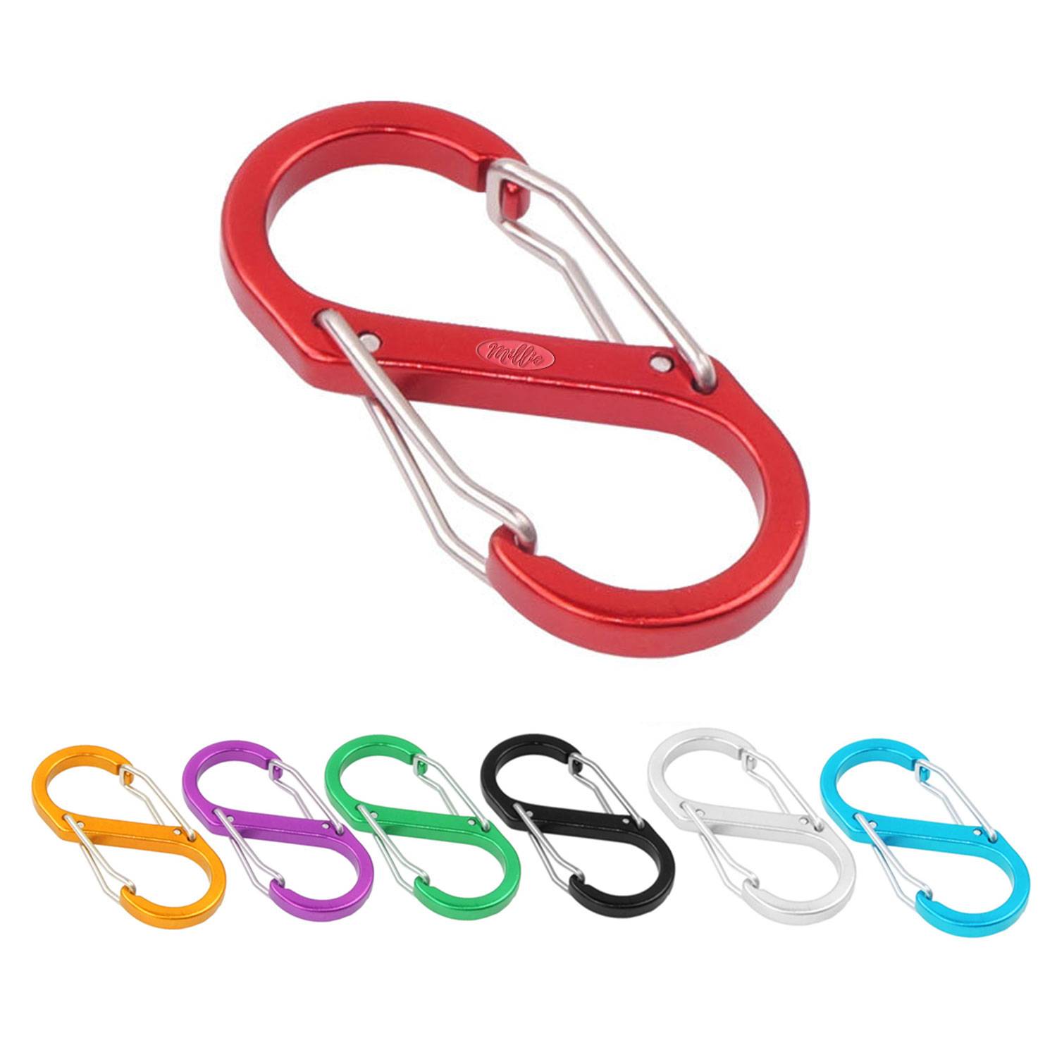 Metal S-Shape Double Head Mountaineering Buckle 14