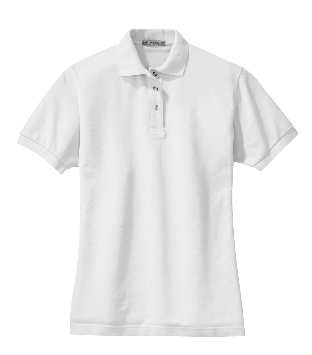 Port Authority Women's Heavyweight Cotton Pique Polo. L420 78