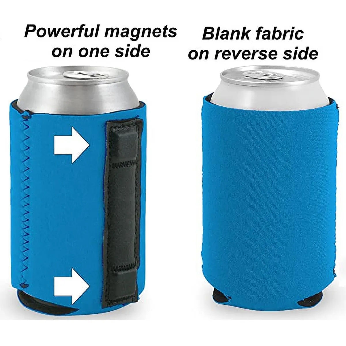 Foldable Reusable Durable Magnetic Neoprene Can Coolie 1