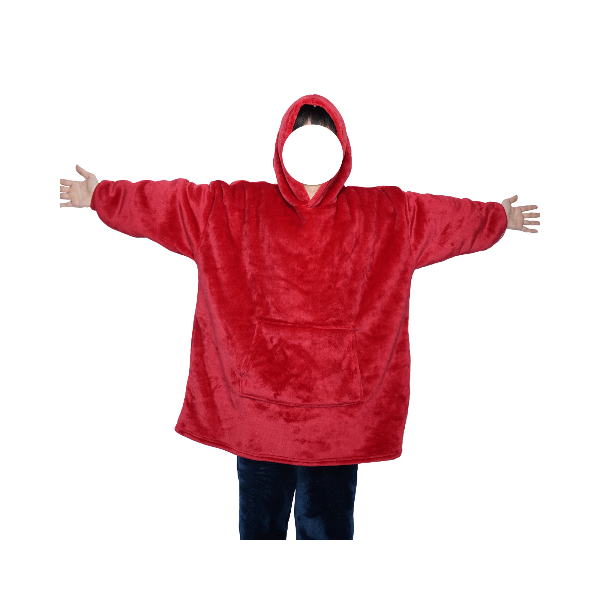 Fleece Thick Pullover Blanket 1