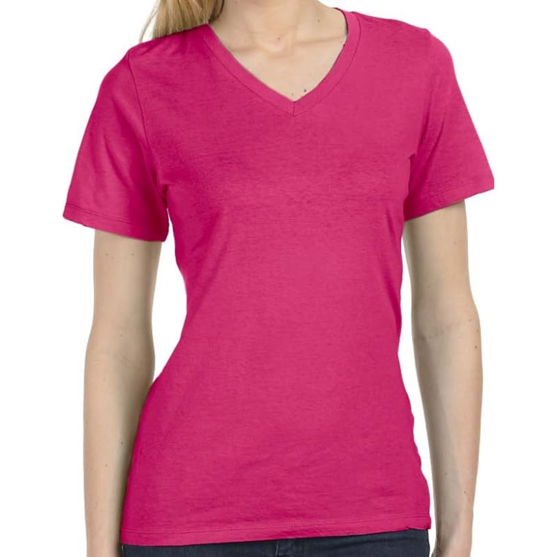 Bella Missys Relaxed Jersey Short-Sleeve V-Neck T-Shirt 4