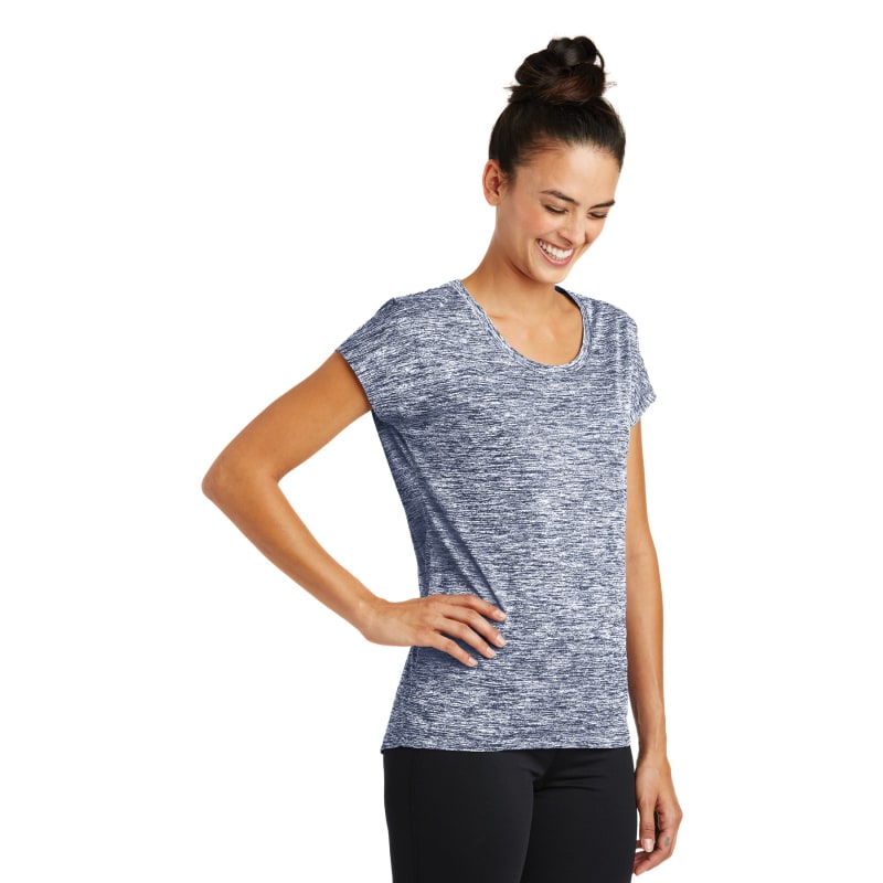 Sport-Tek Women's PosiCharge Electric Heather Sporty Tee. 73