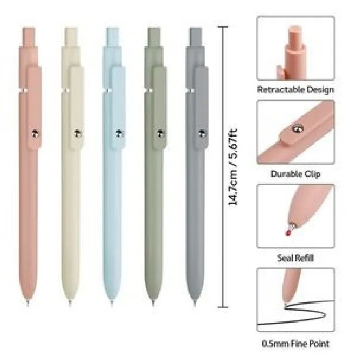 Click-Action Neutral Pen 5-In-1 Set 5