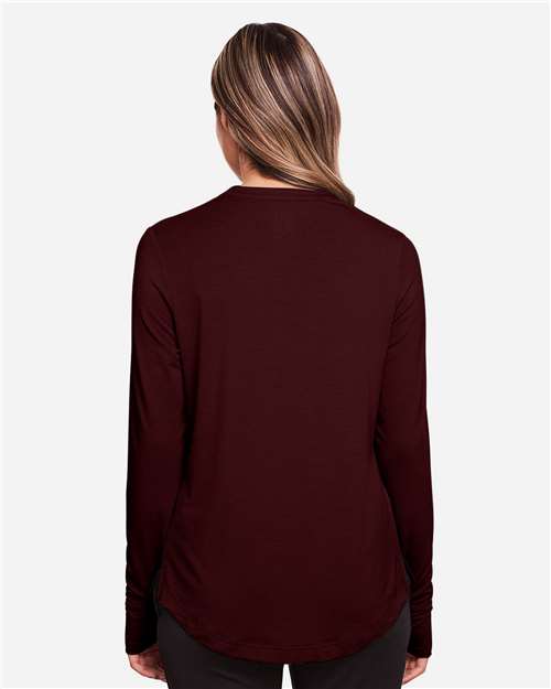 Women's JAQ Stretch Performance V-Neck Snap Pullover - NE400W 22