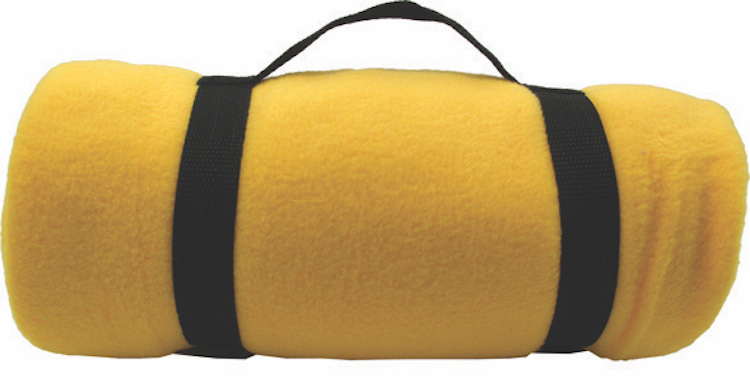 Fleece Blanket w/Nylon Strap 4