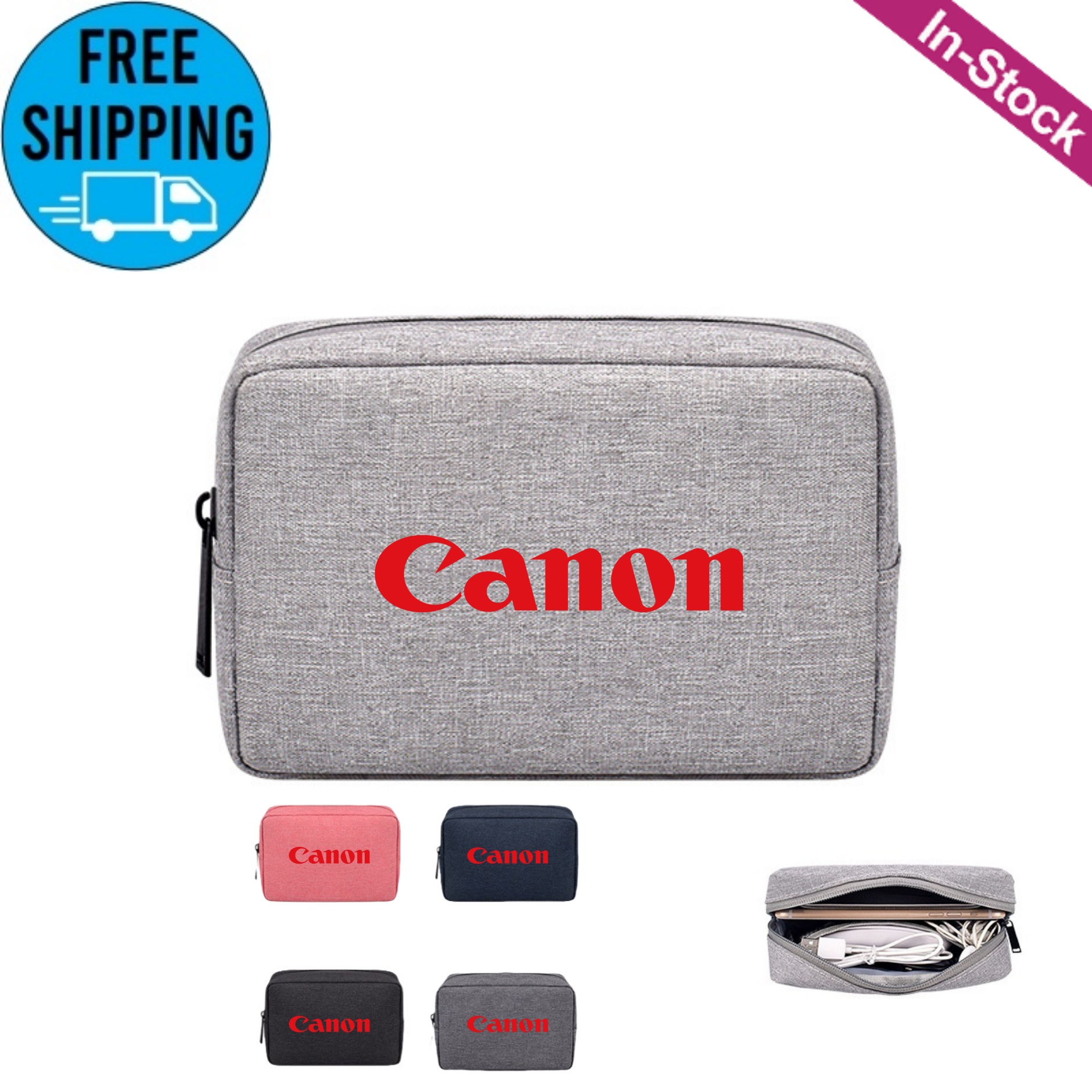 Portable Electronic Accessories Organizer Pouch Storage Bag 9