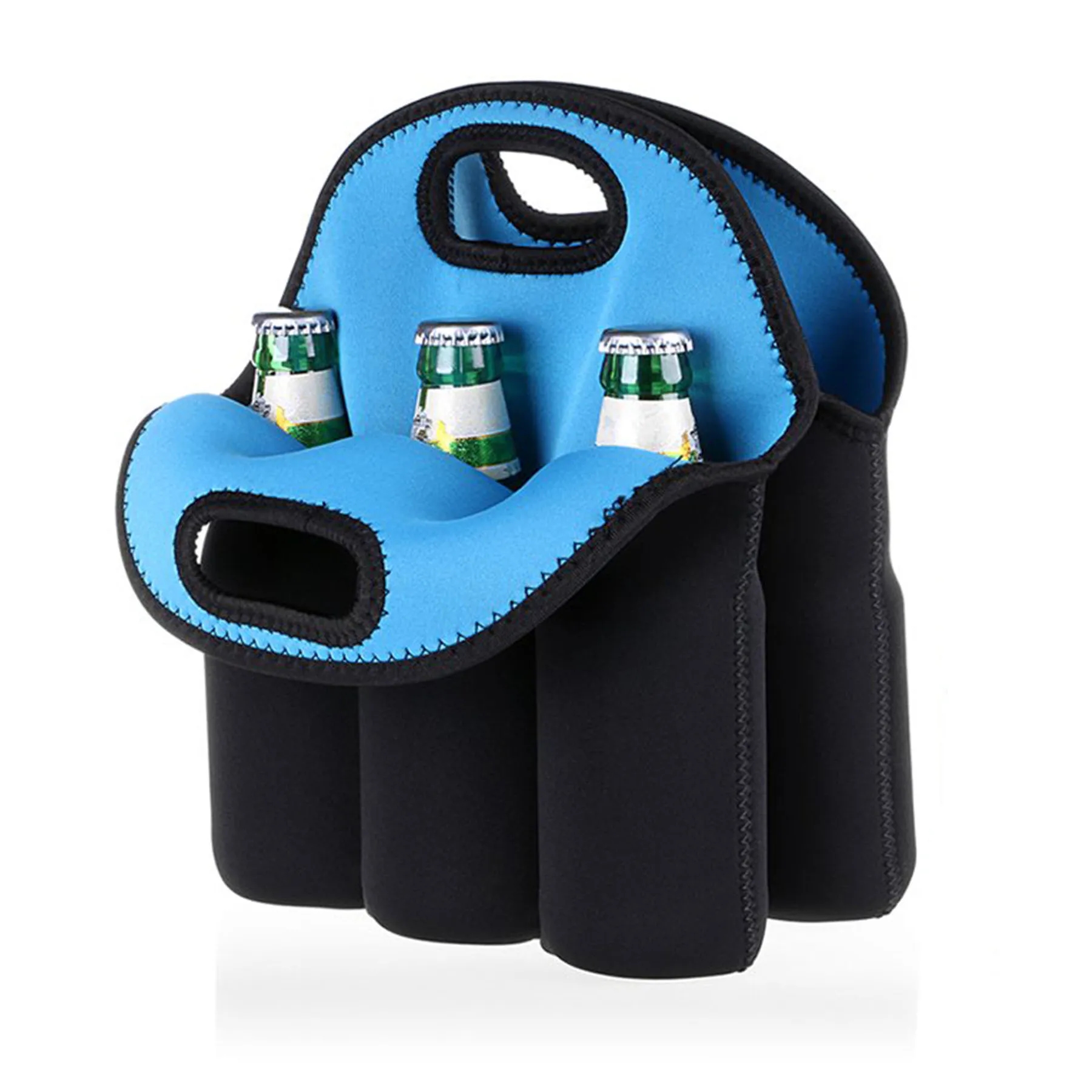 Insulated Neoprene Wine Carrier Tote Bag 5