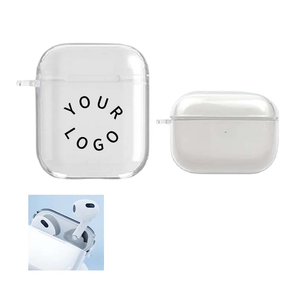 Shock Resistant TPU Earphone Case for Travel 2