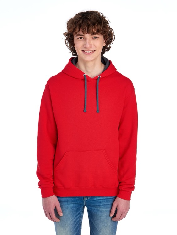 FRUIT OF THE LOOM Sofspun™ Unisex Hooded Sweatshirt, custom hoodie or sweatshirt with logo imprint 3