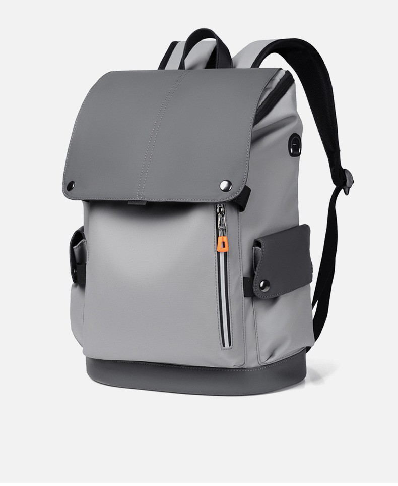 Oxford Waterproof Buckle-Flap Backpack 5