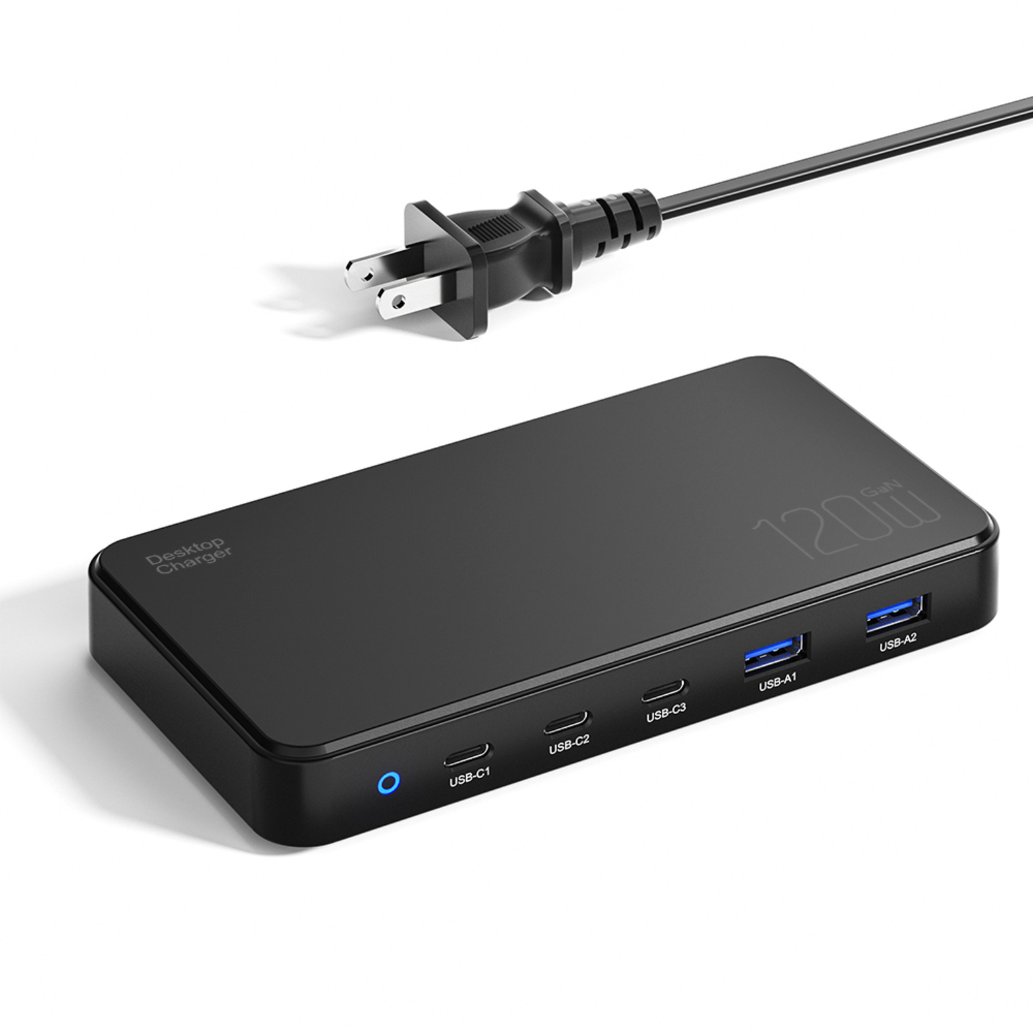 Power Charge 5-Port Desktop Charger - 120 W 5