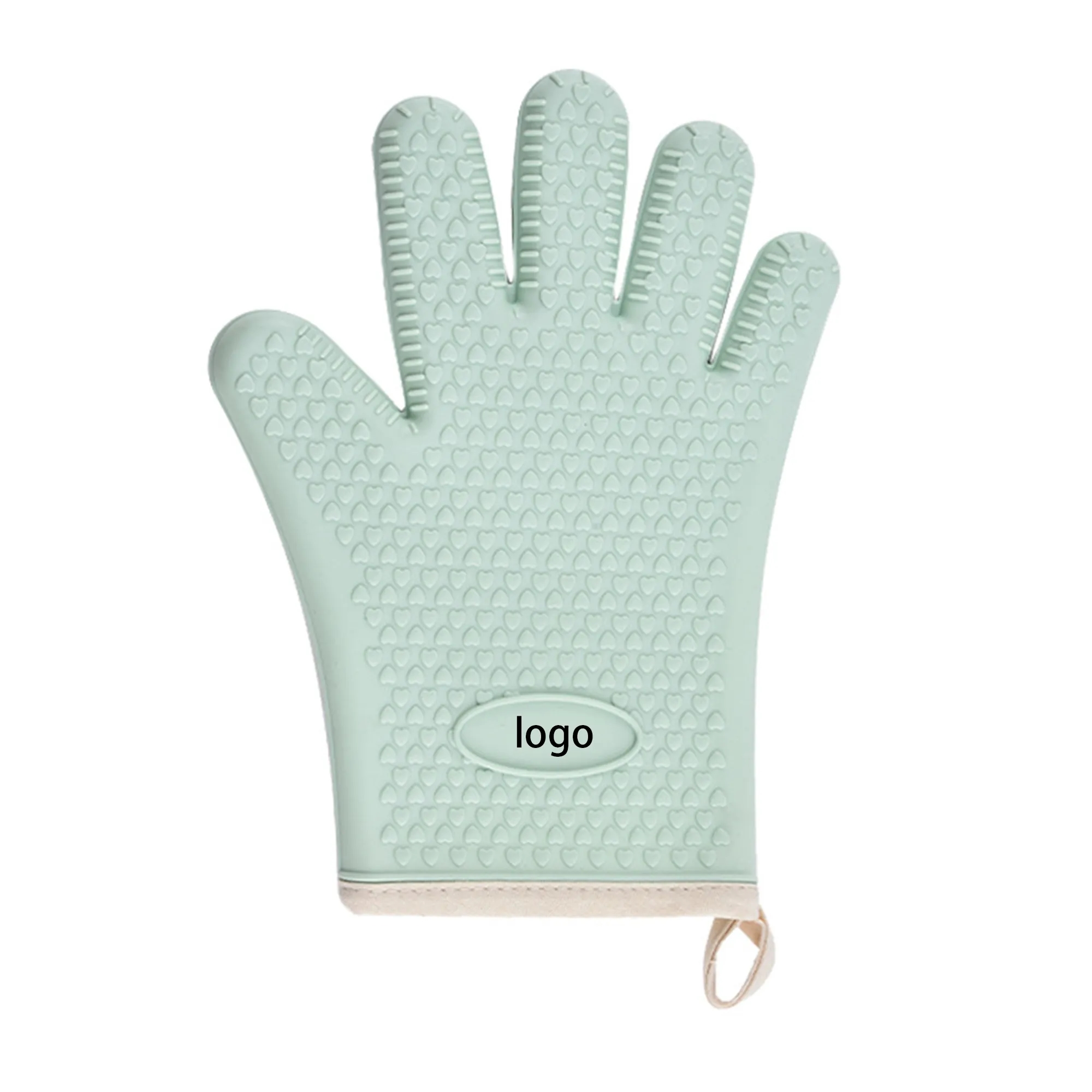 Five-Finger Heat Resistant Oven Mitts 2