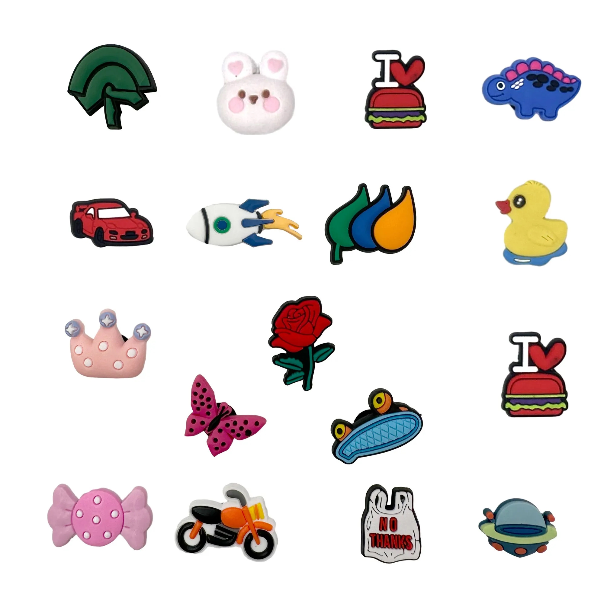 Custom made high quality PVC shoe charms - MOQ 100 pcs