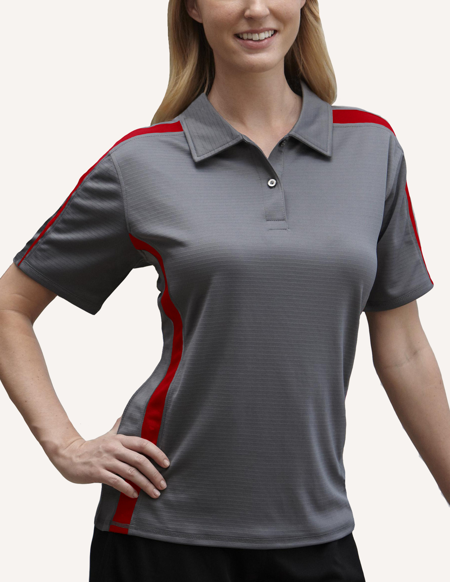 Ladies' Titan Ottoman - Color Block Polo Shirt 12