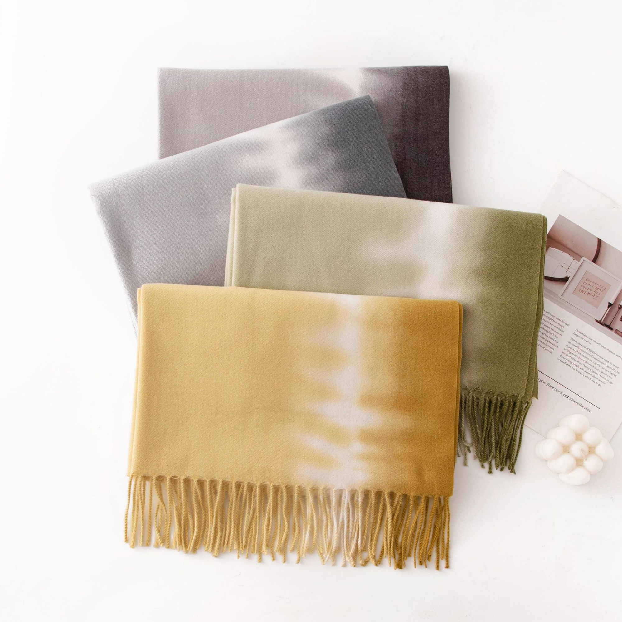 Winter Solid Warm Scarf 6