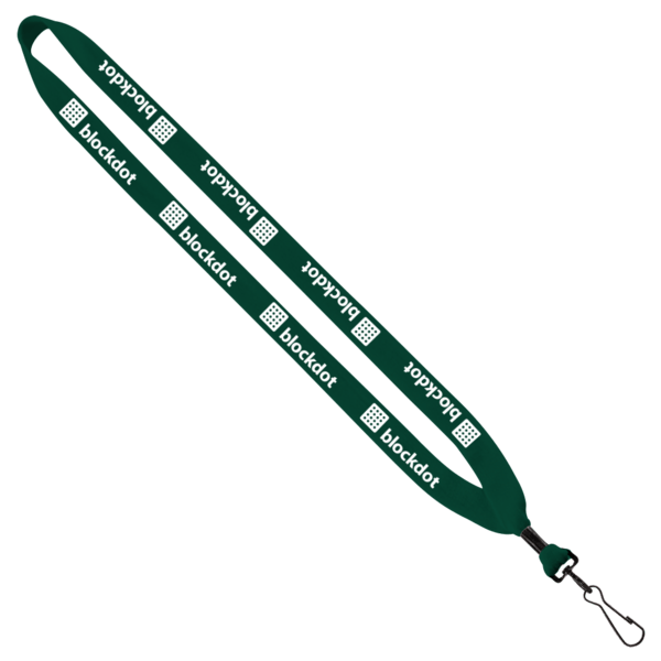 3/4" Cotton Lanyard with Metal Crimp & Swivel Snap Hook 15