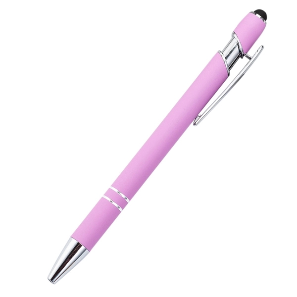 Promotional Ellipse Softy Pen with Stylus 2